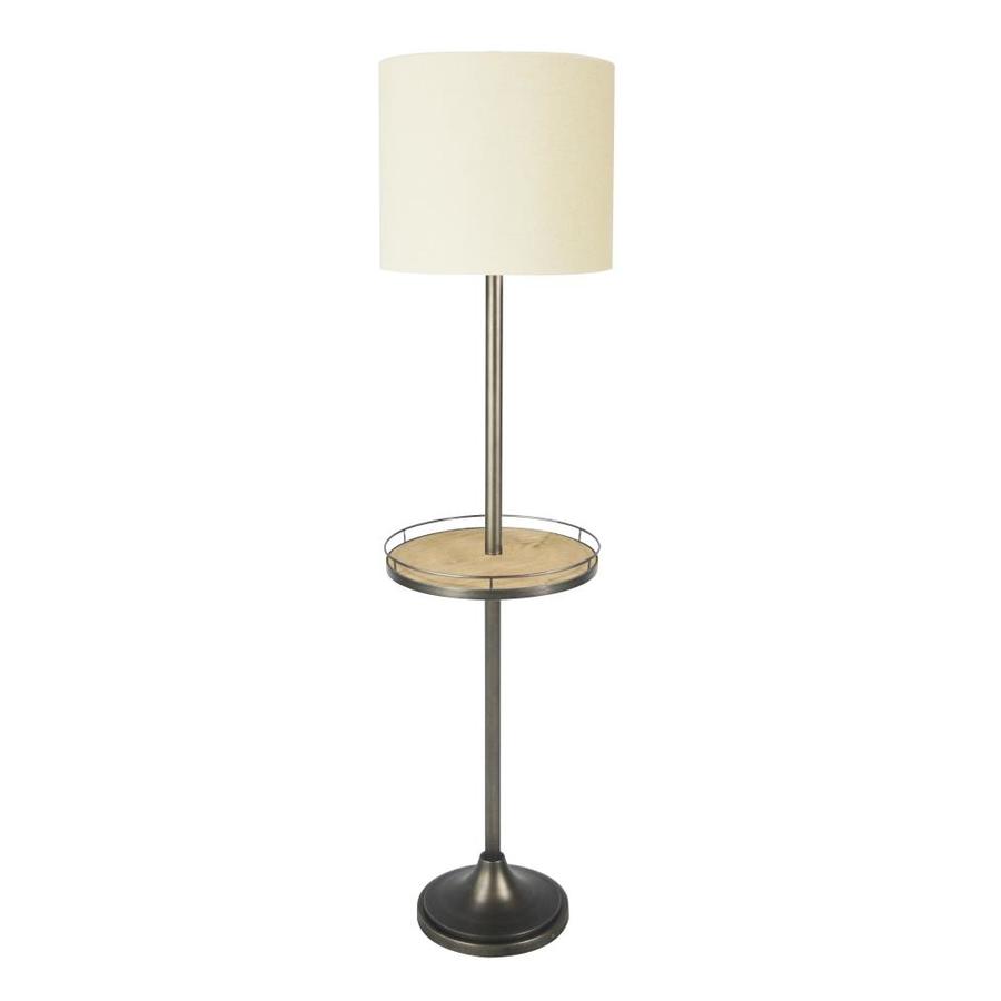 Portfolio Floor Lamp with Table and USB at