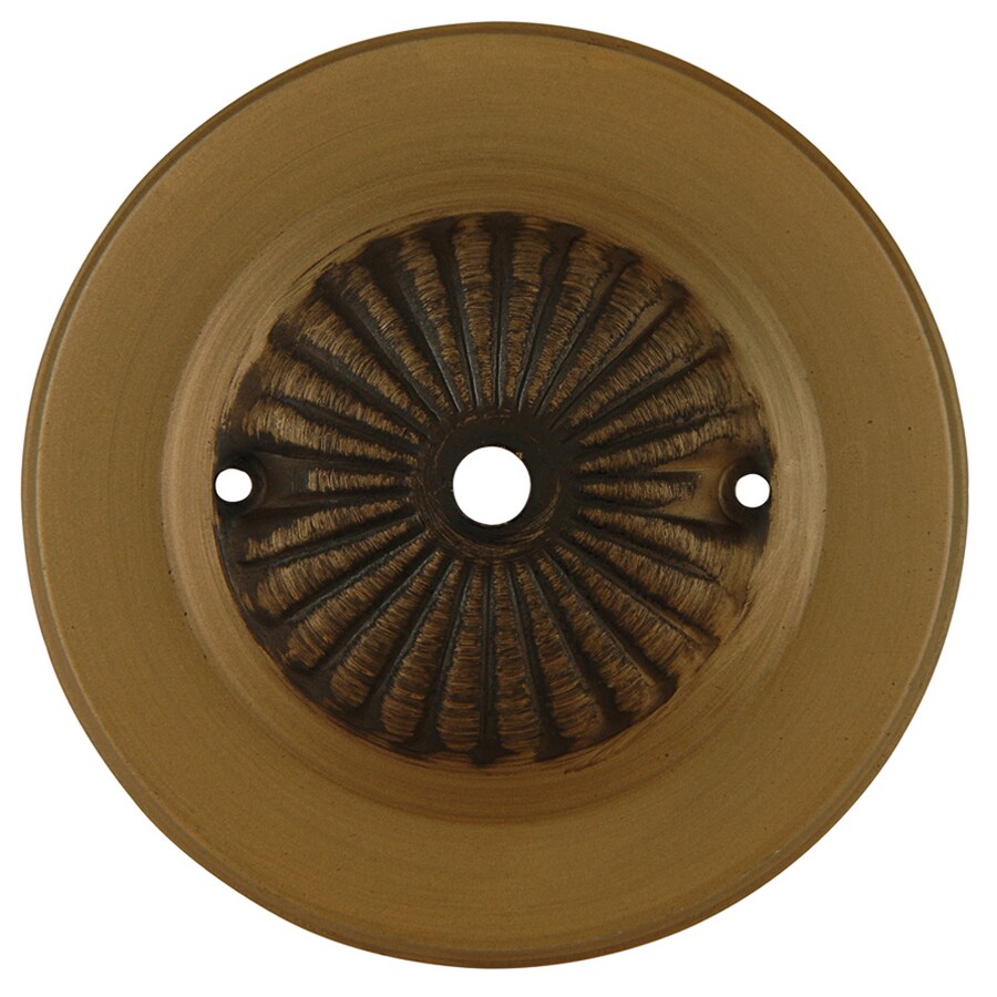 Portfolio Aged Brass Metal Ceiling Fan Yoke Cover at