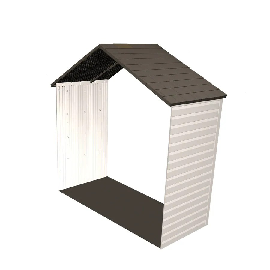 Shop LIFETIME PRODUCTS 8ft x 21/2ft Resin Storage Shed Expansion Kit