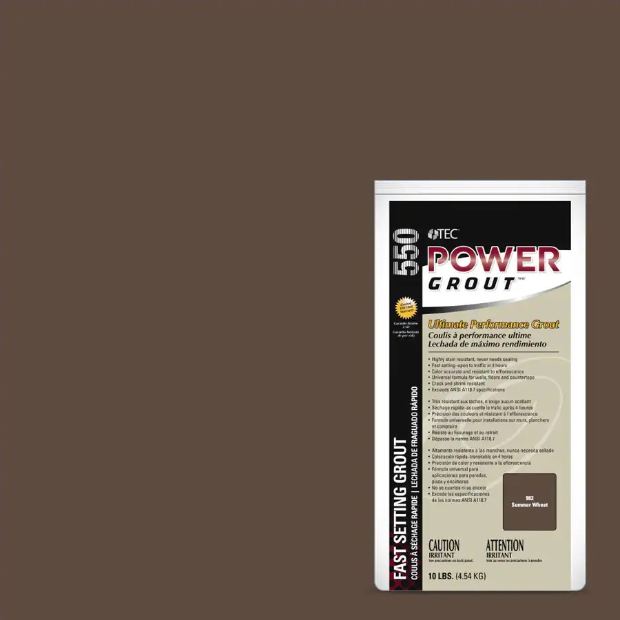 Shop TEC Power 10lb Summer Wheat Powder Grout at