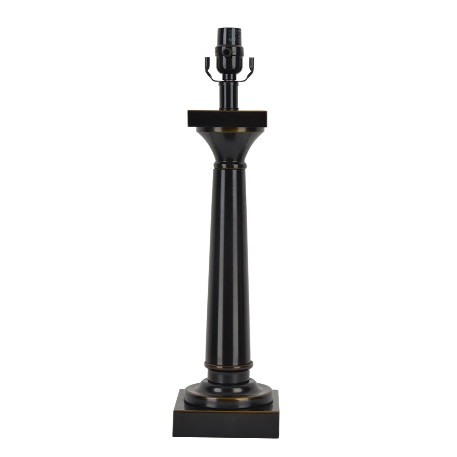 Allen + roth 21.5in Aged bronze Electrical Outlet Metal Lamp Base at