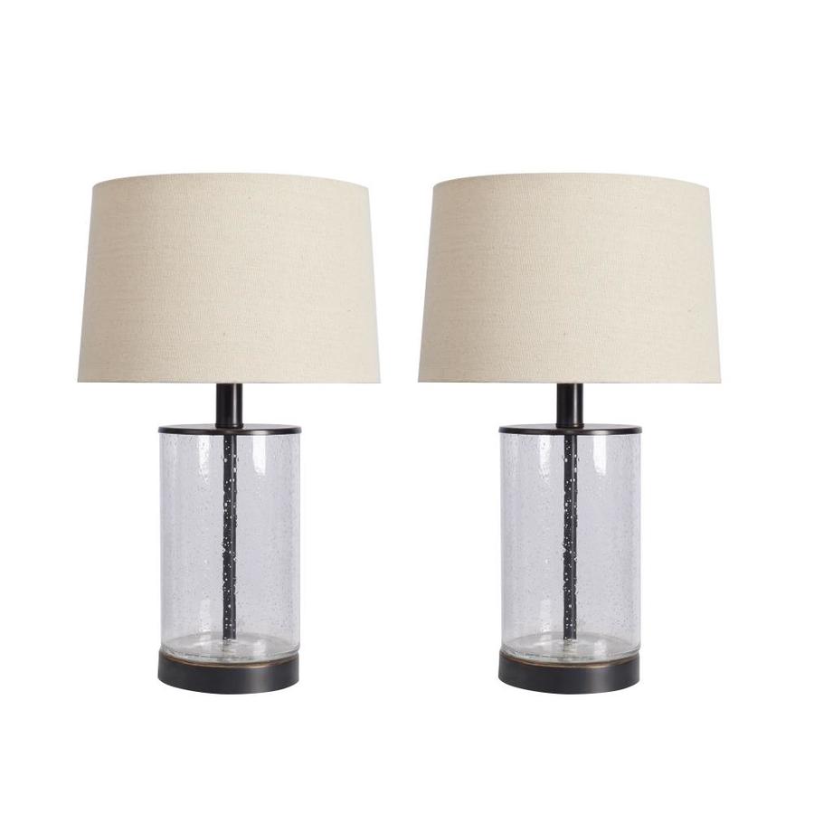 J. Hunt Home 17.5in Oil Rubbed Bronze Rotary Socket Table Lamp with