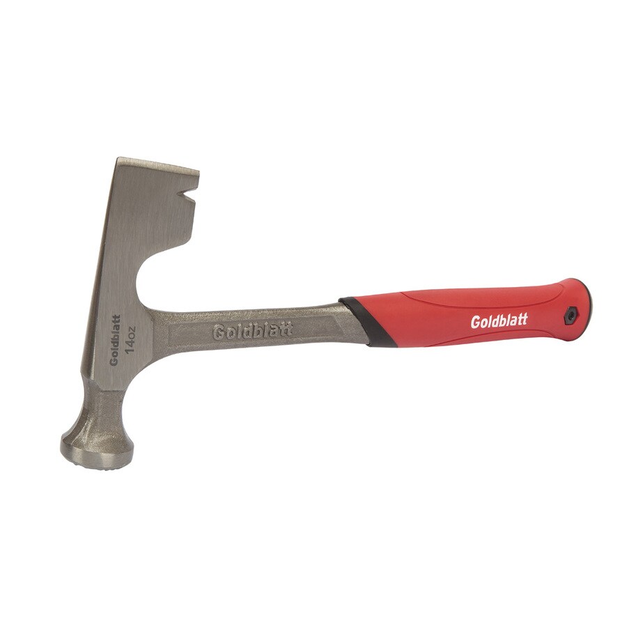 GOLDBLATT 14oz Smooth Face Straight Handle Hammer at