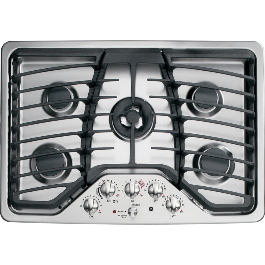 GE Profile 30in 5Burner Stainless Steel Gas Cooktop 30in
