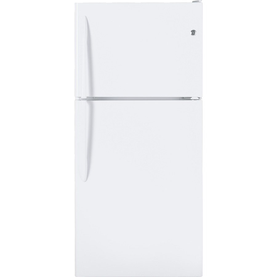 GE 20cu ft TopFreezer Refrigerator (White) in the TopFreezer