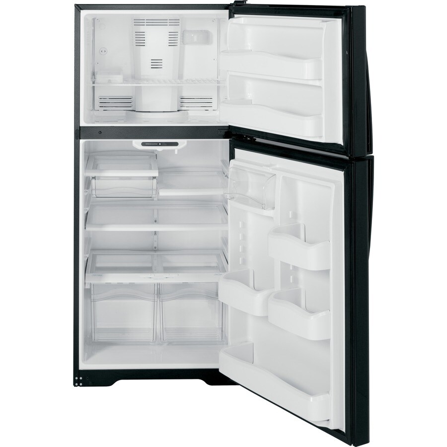 GE 20cu ft TopFreezer Refrigerator (Black) at