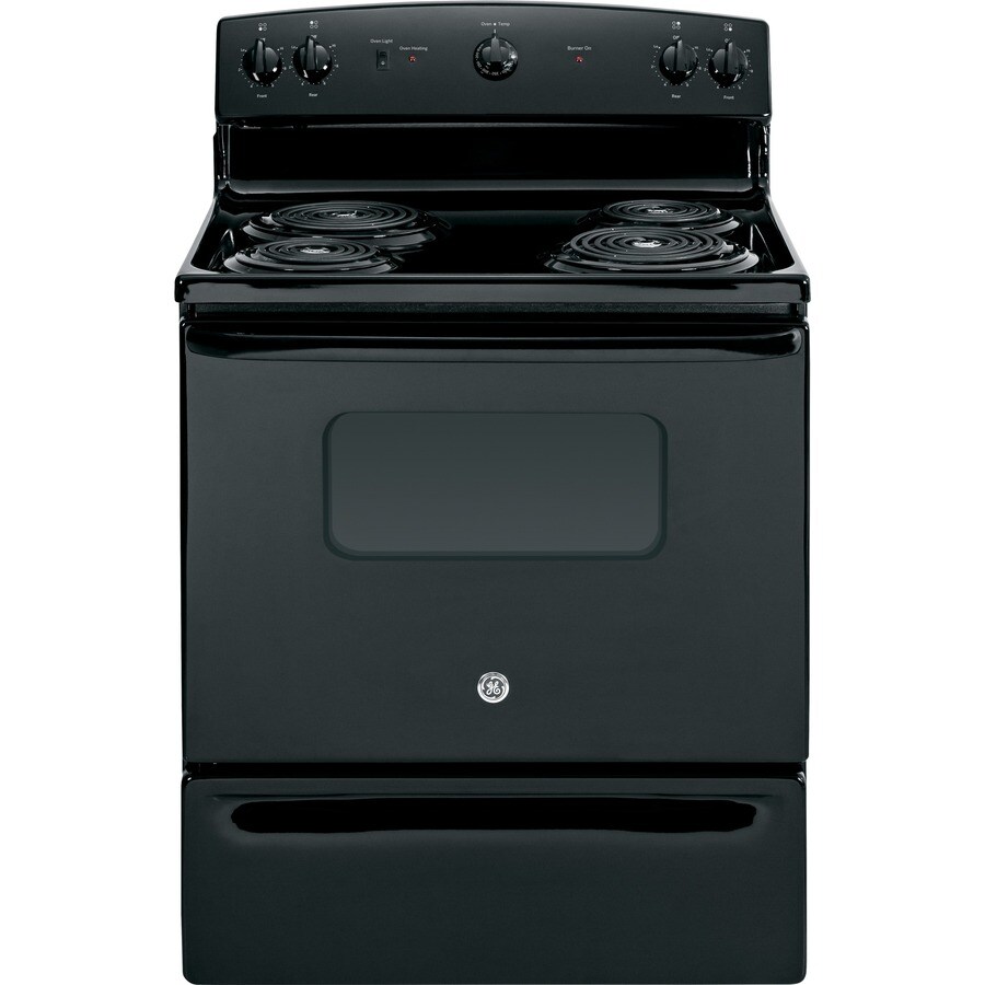 GE Freestanding 5cu ft Electric Range (Black) 30in; Actual