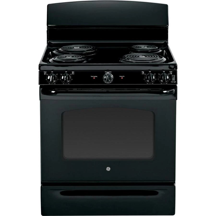 GE Freestanding 5cu ft Electric Range (Black) 30in; Actual