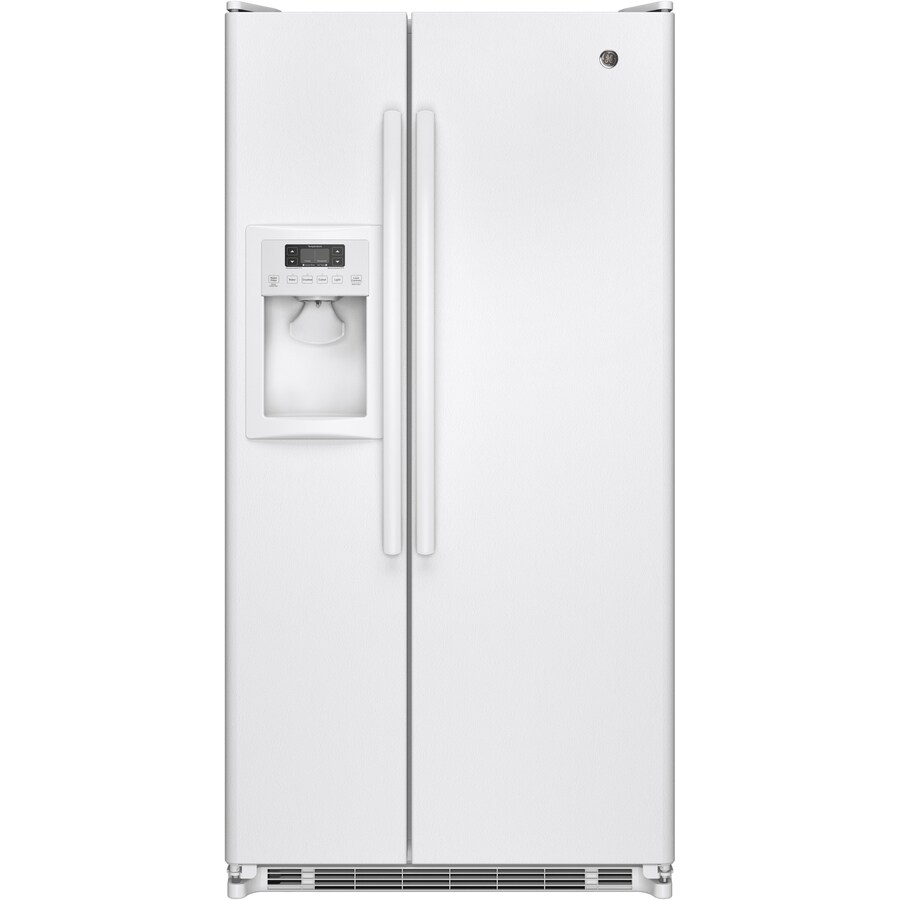 Shop GE 21.84cu ft SidebySide Refrigerator with Single Ice Maker