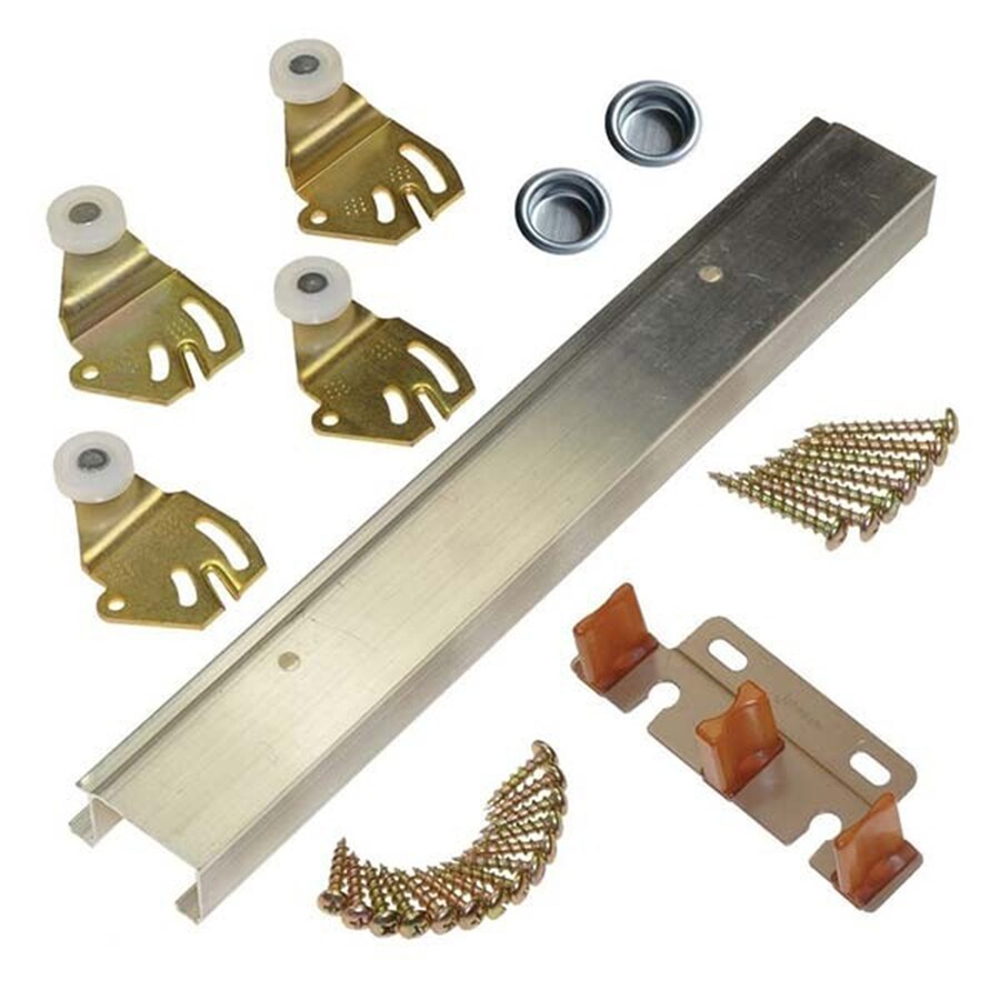 Johnson Hardware 2200 Series 71 in. Track and Hardware Set for 2Door
