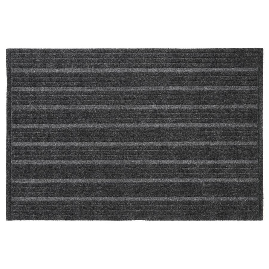 Mohawk Home Mohawk Impressions Mat Ribbed Charcoal 3ftx4ft in the