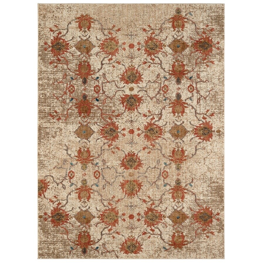 Karastan Wanderlust CREAM Indoor Oriental Area Rug 8 x 11