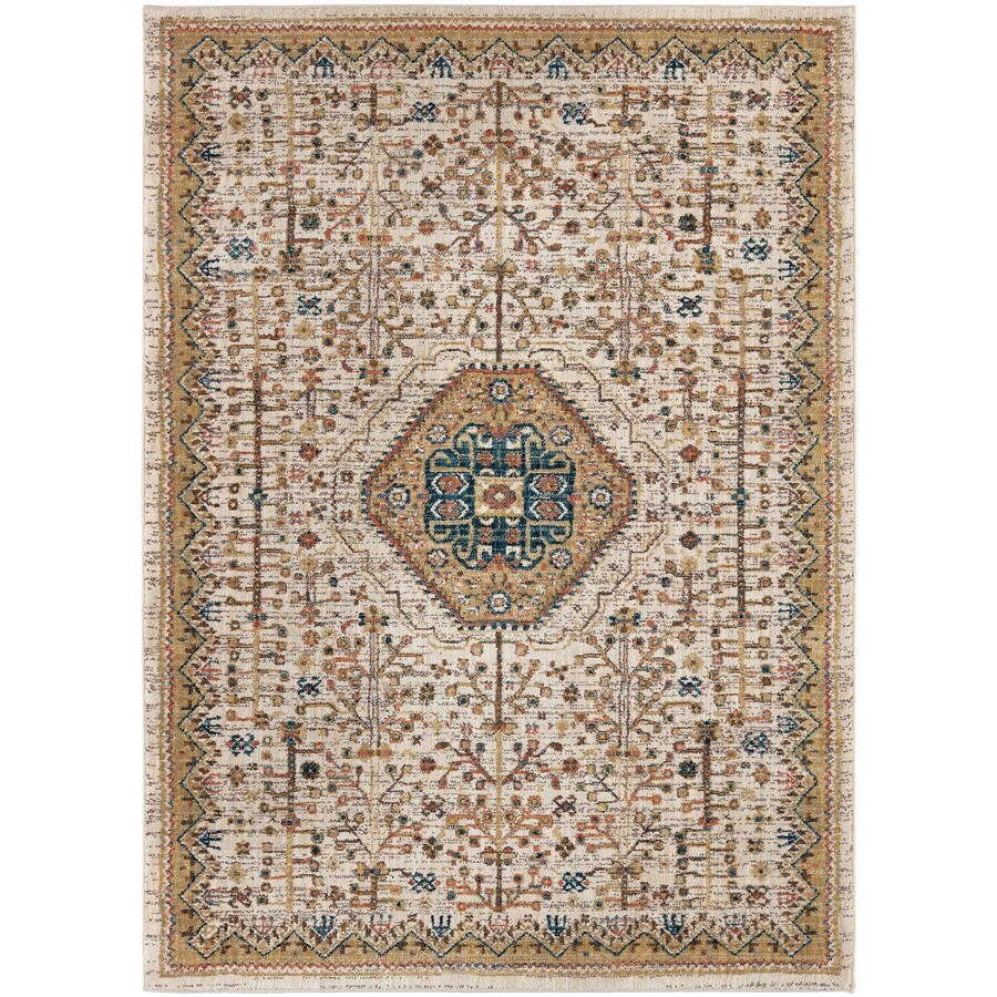 Karastan Wanderlust CREAM Indoor Oriental Area Rug 8 x 11