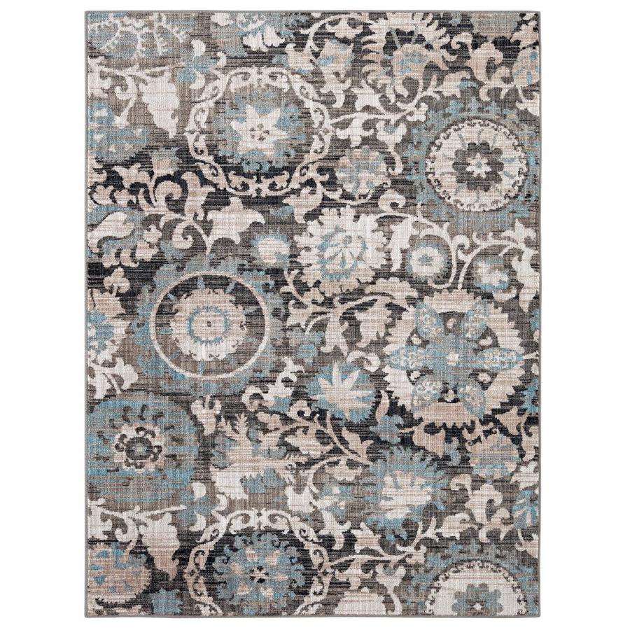Mohawk Home Jeslynn Oyster Rectangular Indoor MachineMade Area Rug