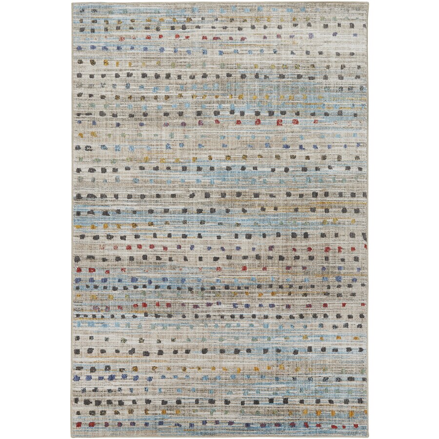 Mohawk Home Pembrook Oat Rectangular Indoor MachineMade MidCentury