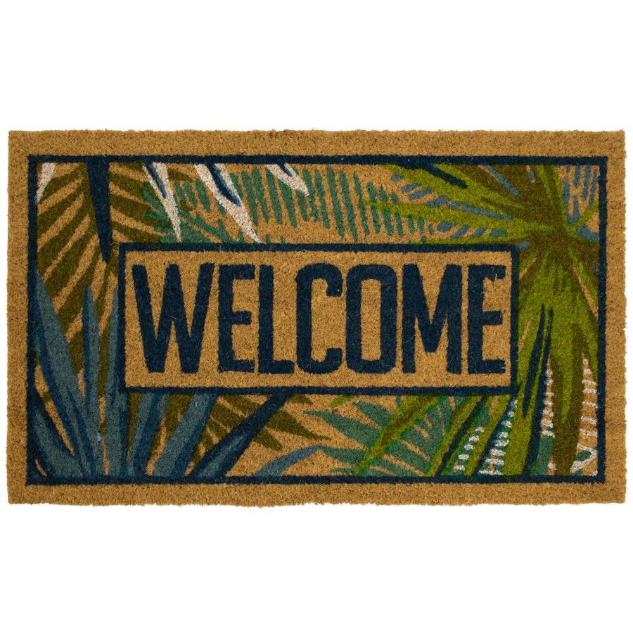 Mohawk Home Blue Square Door Mat 11/2ft x 21/2ft; Actual