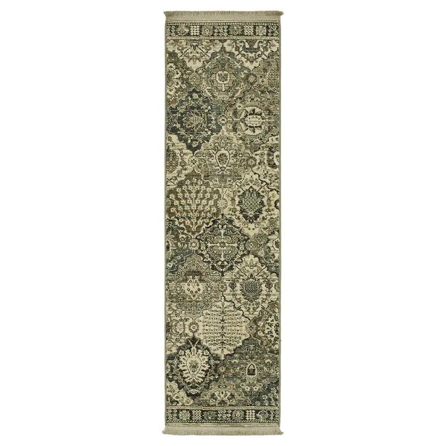 Mohawk Home Steeplegate Beige Indoor Oriental Runner 2 x 8