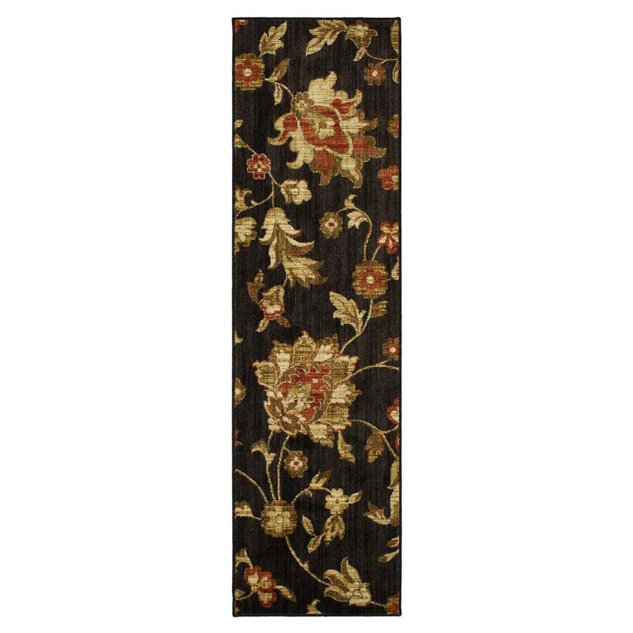 Mohawk Home Brawley Black Indoor Runner 2 x 8; Actual 2.08ft