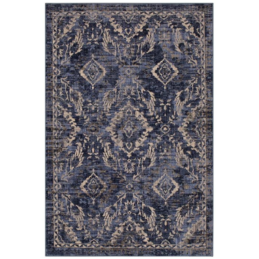 Scott Living Eastway 8 x 10 Indigo Indoor Geometric Farmhouse/Cottage