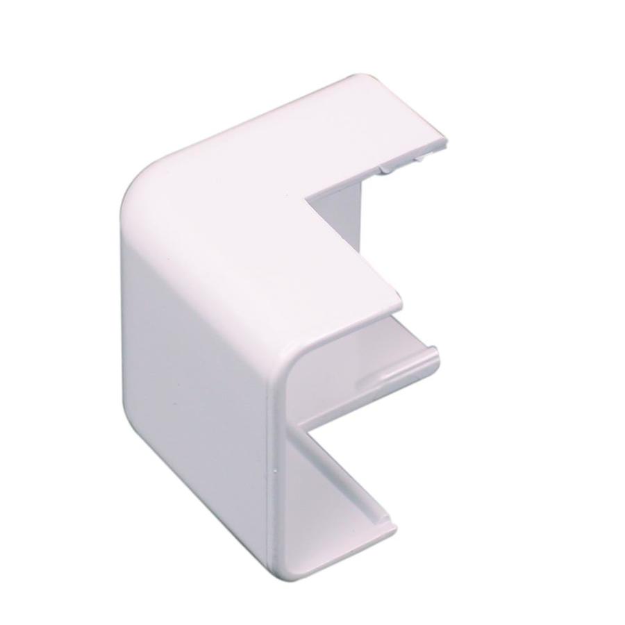 Legrand 1Piece 1.13in x 2.25in Outside Elbow Cord Cover White Cord