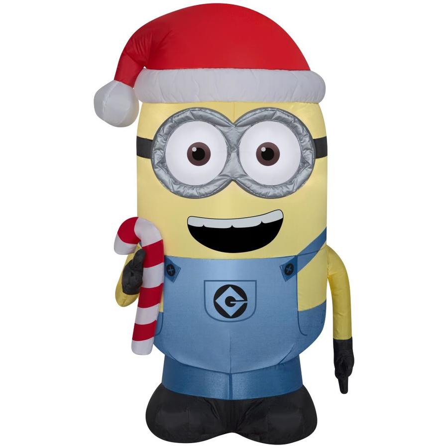 Gemmy 3.5ft Lighted Minion Christmas Inflatable in the Christmas