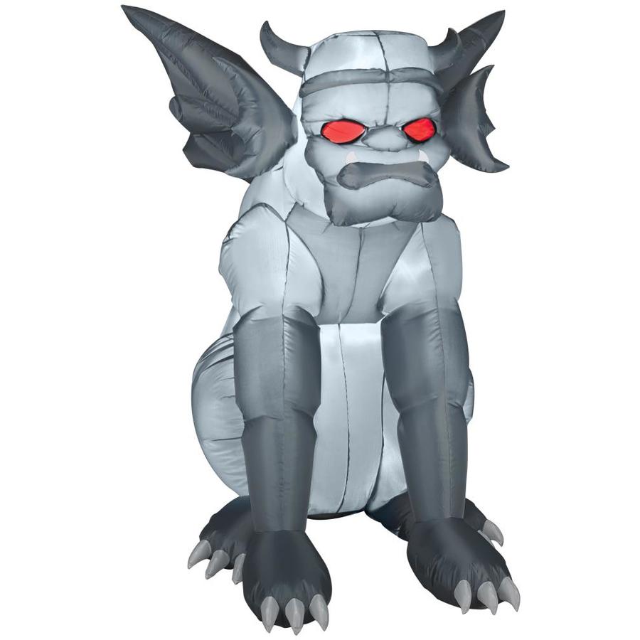 Gemmy 4.5ft x 4ft Lighted Gargoyle Halloween Inflatable in the