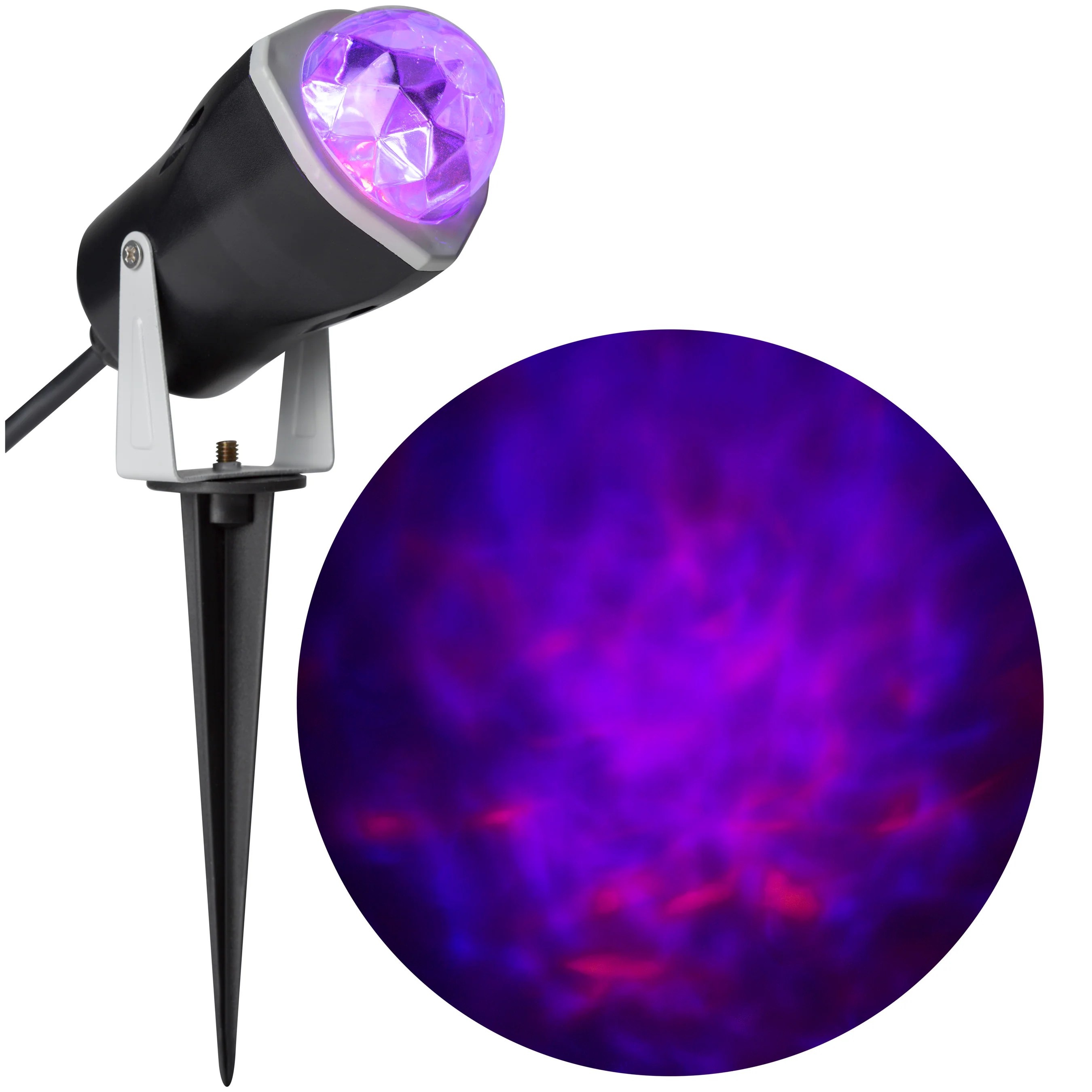 Gemmy Fire and Ice MultiFunction Purple/Orange Led MultiDesign