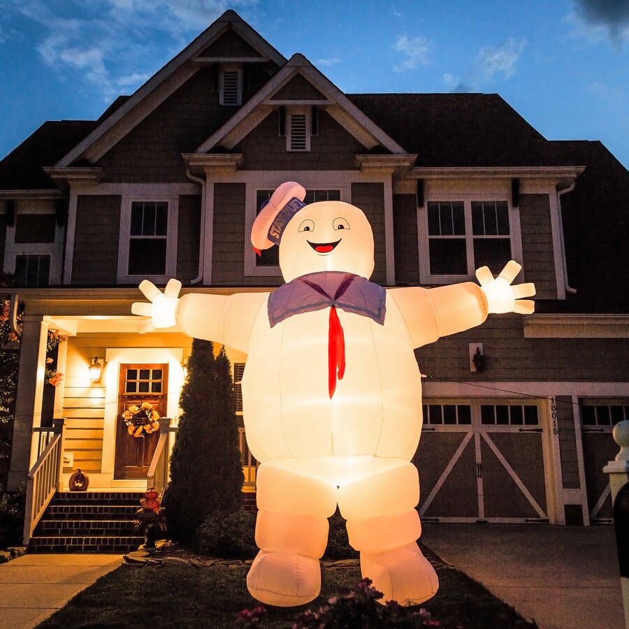 Gemmy 12ft x 13ft Lighted Stay Puft Marshmallow Man Halloween