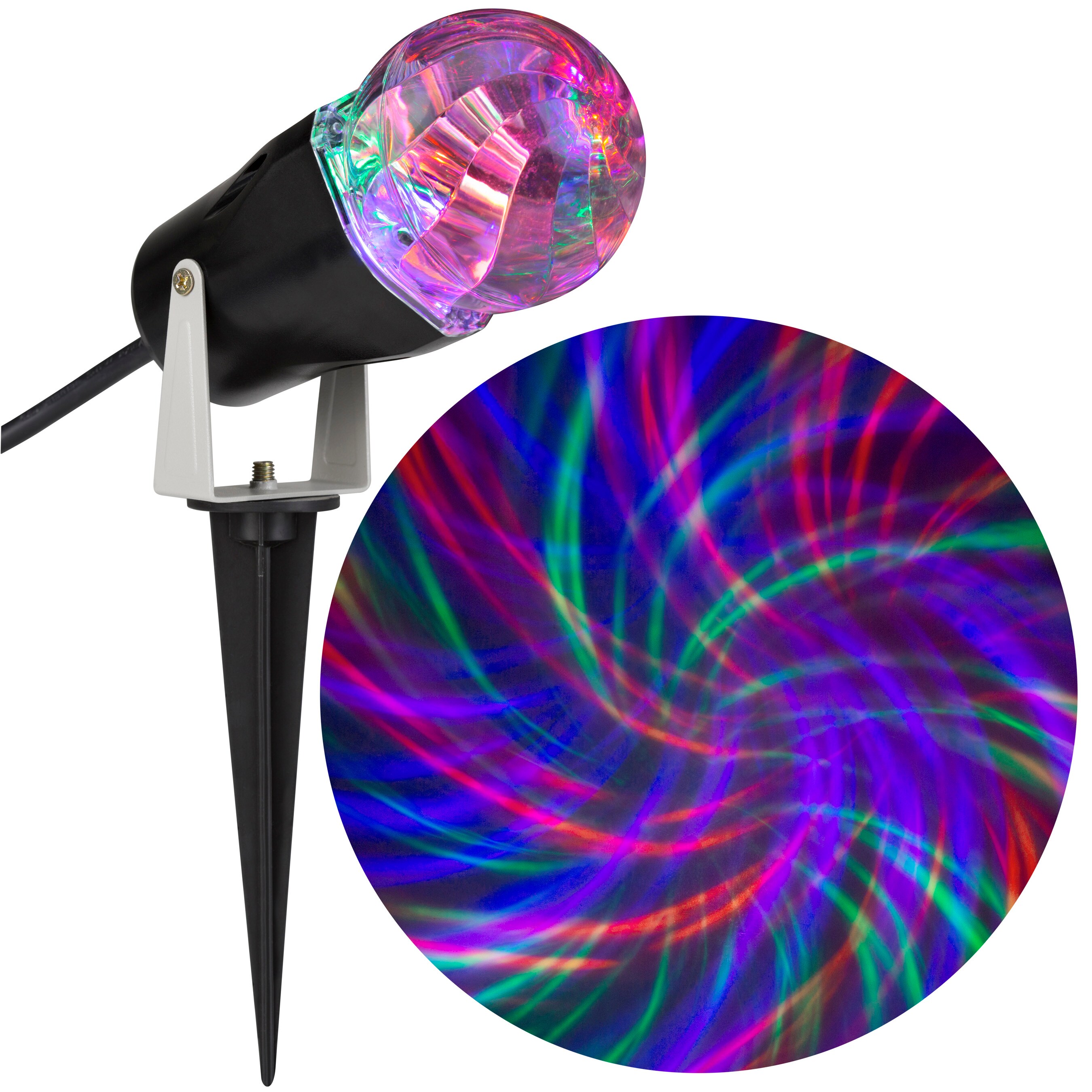 Gemmy Comet Spiral MultiFunction Orange/Purple/Green Led MultiDesign