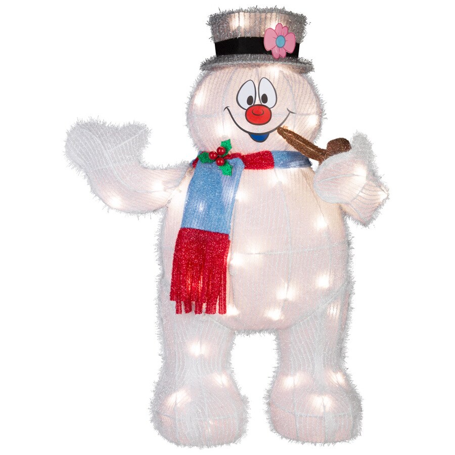 Disney CC FROSTY LIGHTED TINSEL in the Outdoor Christmas Decorations