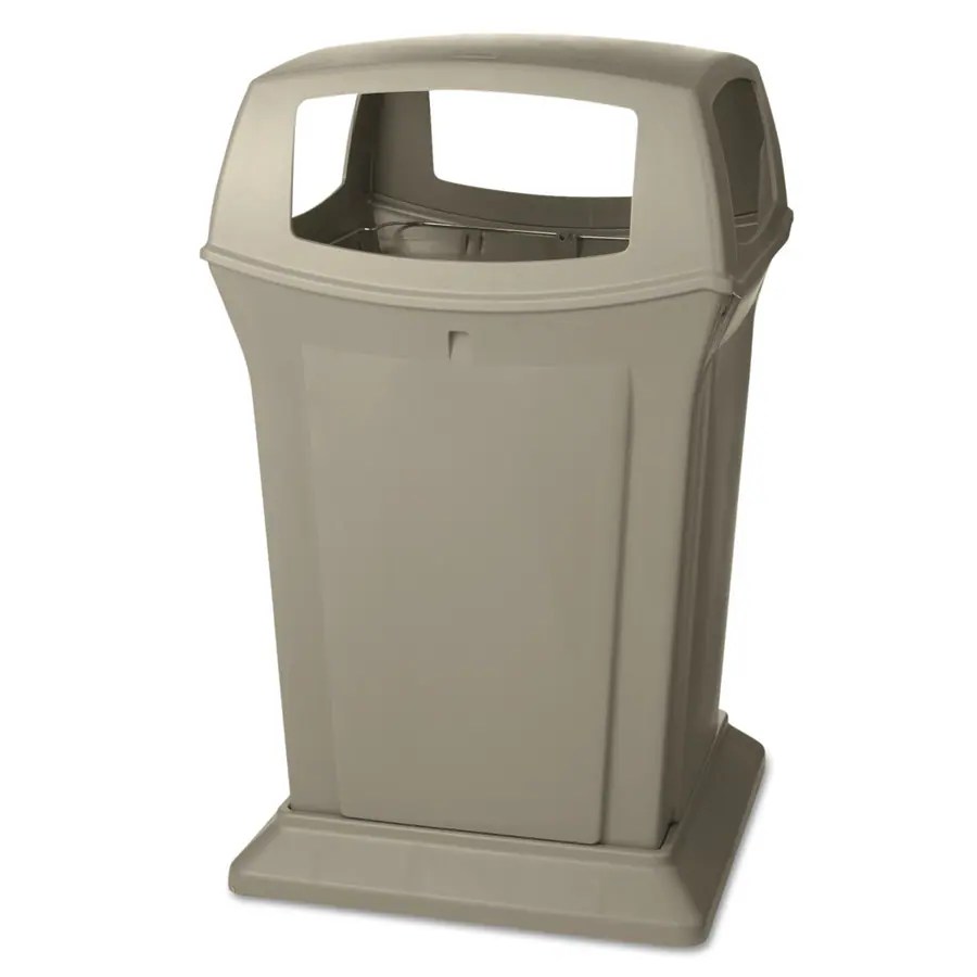 Rubbermaid Commercial Products Ranger FireSafe 45Gallon Beige Plastic