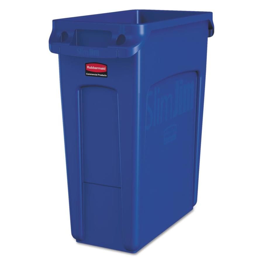 Rubbermaid Commercial Products Slim Jim 1 15.9Gallon Blue Recycling
