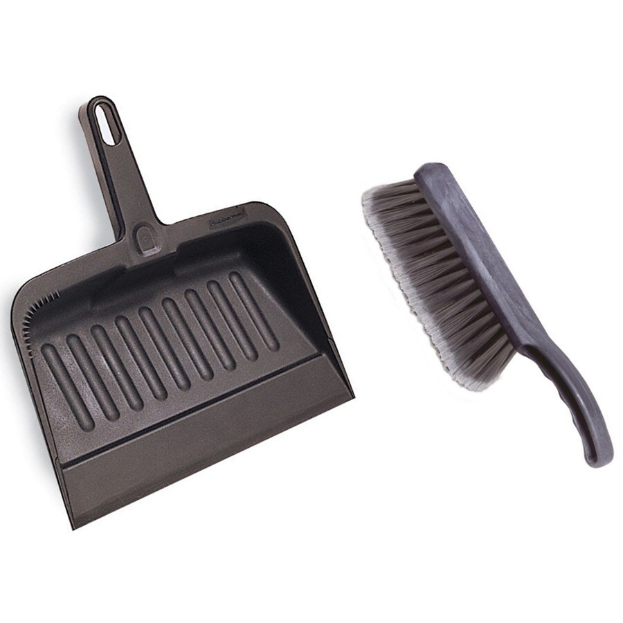 Rubbermaid Commercial Products Plastic Handheld Dustpan with Brush at