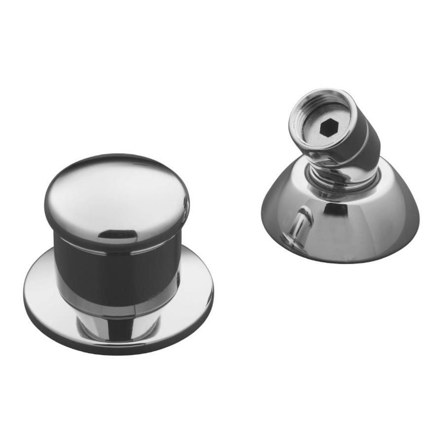 KOHLER Polished Chrome Diverter Valve and Hand Shower Holder with Hose