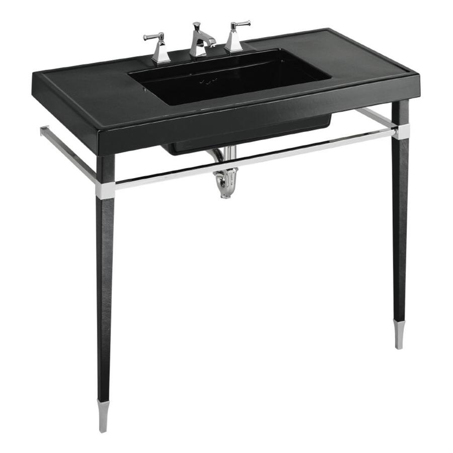 KOHLER Kathryn 42in Black Black Fire Clay Bathroom Vanity Top at