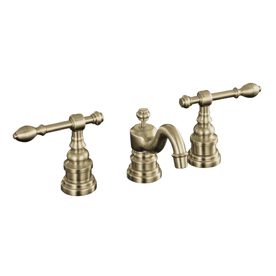 KOHLER Iv Brass Vibrant Brushed Bronze 2Handle Widespread