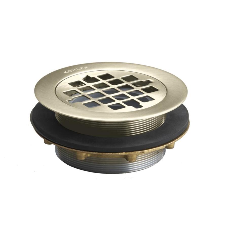 KOHLER Brushed Nickel Shower Drain in the Bathtub Drains department at