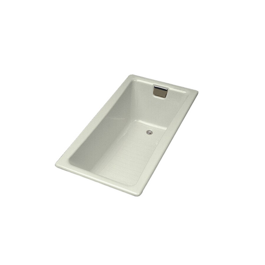 KOHLER 60" x 32" TeaforTwo Tea Green Rectangular Tub in the Bathtubs