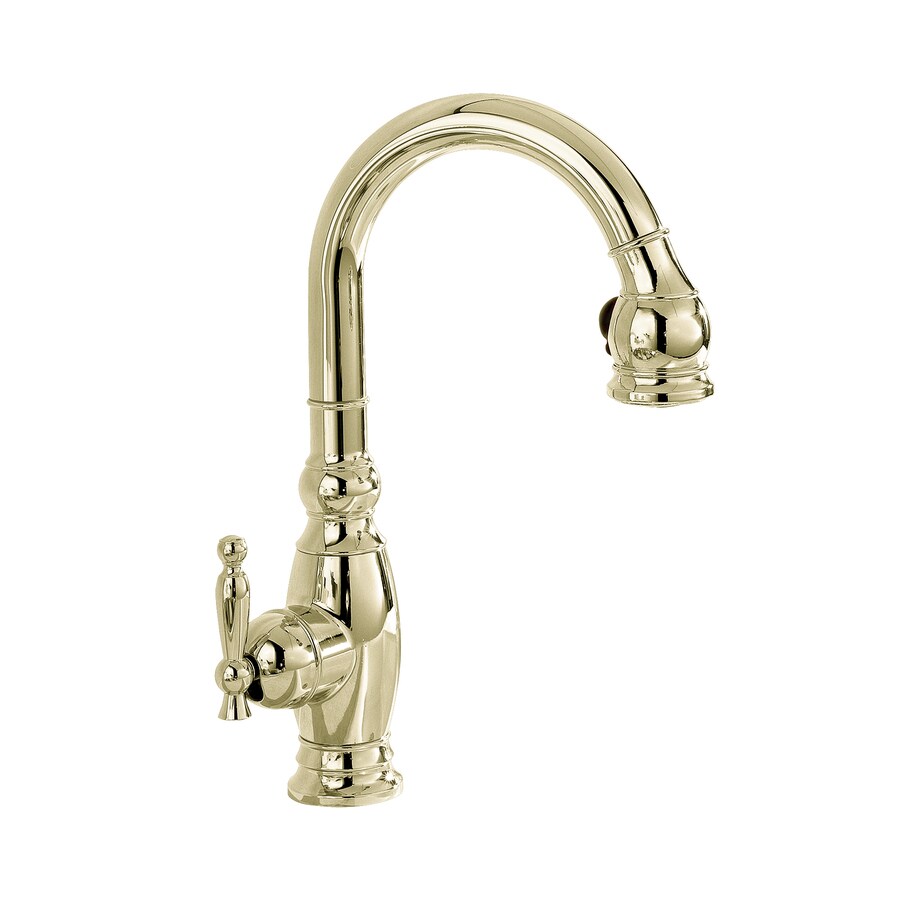KOHLER Vinnata Vibrant Polished Nickel 1Handle Bar and Prep Faucet at