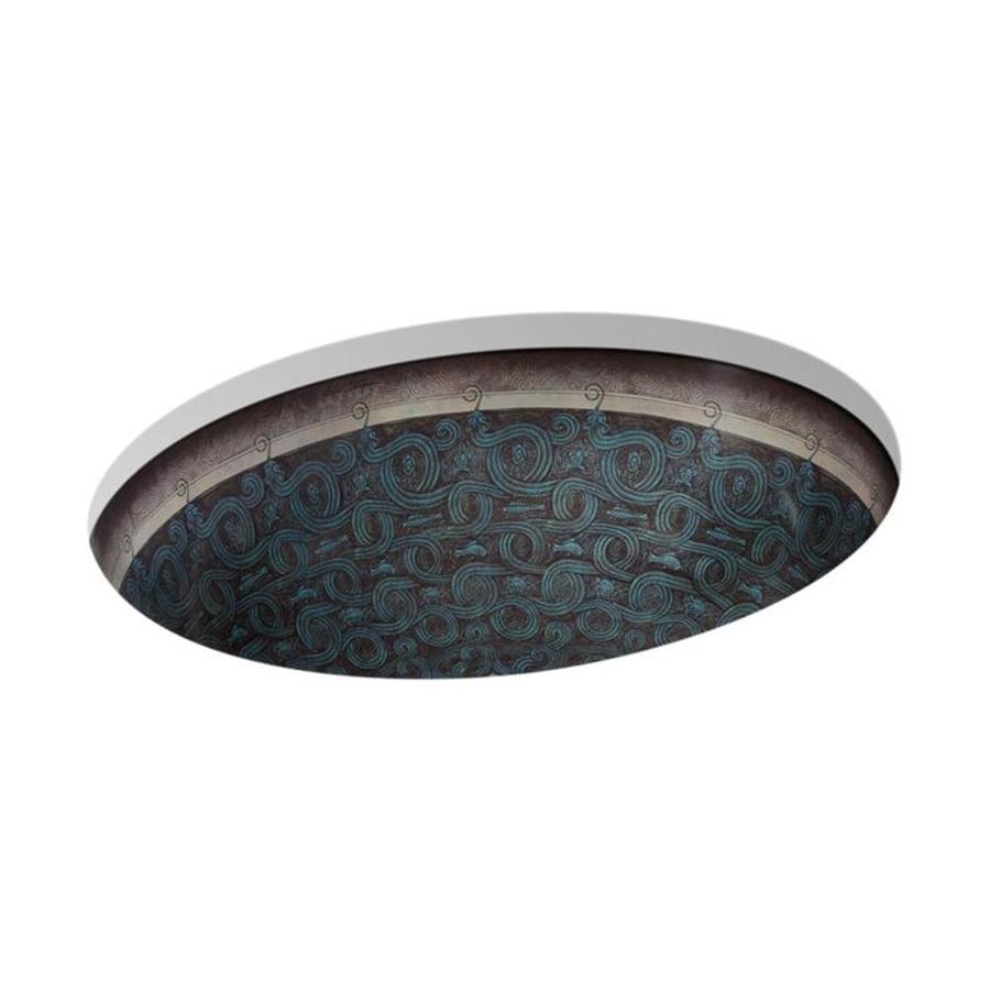 KOHLER Artist Edition Caxton Sandbar Undermount Oval Bathroom Sink with