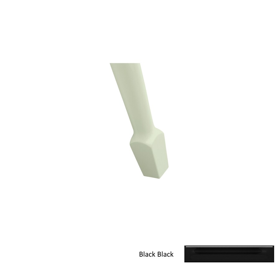 Shop KOHLER Black Fireclay Metal Table Legs at