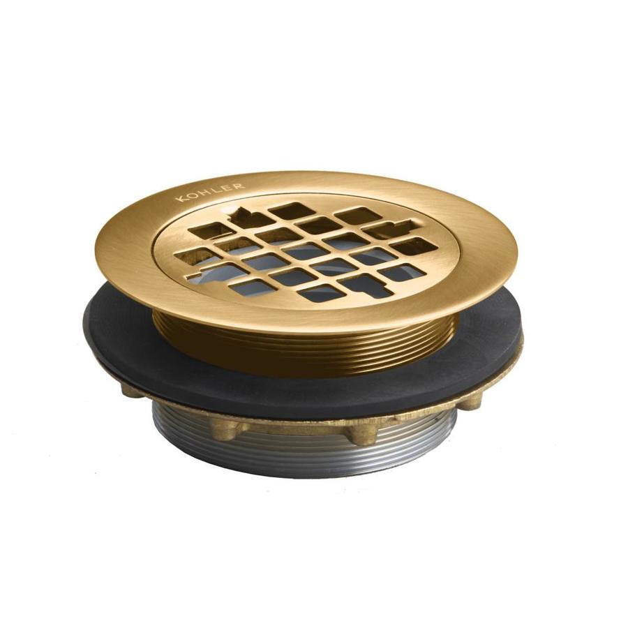 KOHLER 1in Vibrant Brushed Bronze Strainer Drain at