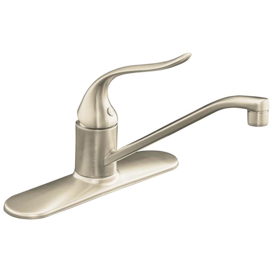 KOHLER Coralais Vibrant Brushed Nickel 1Handle LowArc