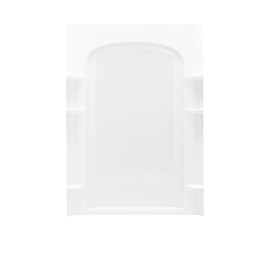 Sterling Ensemble 72.5in x 72.5in White Shower Surround Back Wall
