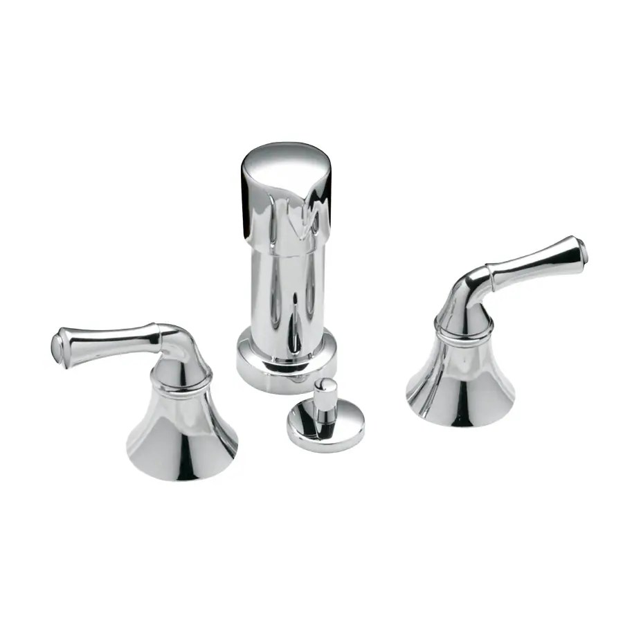 KOHLER Fort© Polished Chrome Vertical Spray Bidet Faucet Trim Kit at