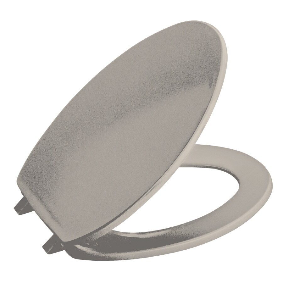 Kohler Low Profile Toilet Seat KOHLER Brevia Cashmere Elongated Toilet Seat in the Toilet Seats