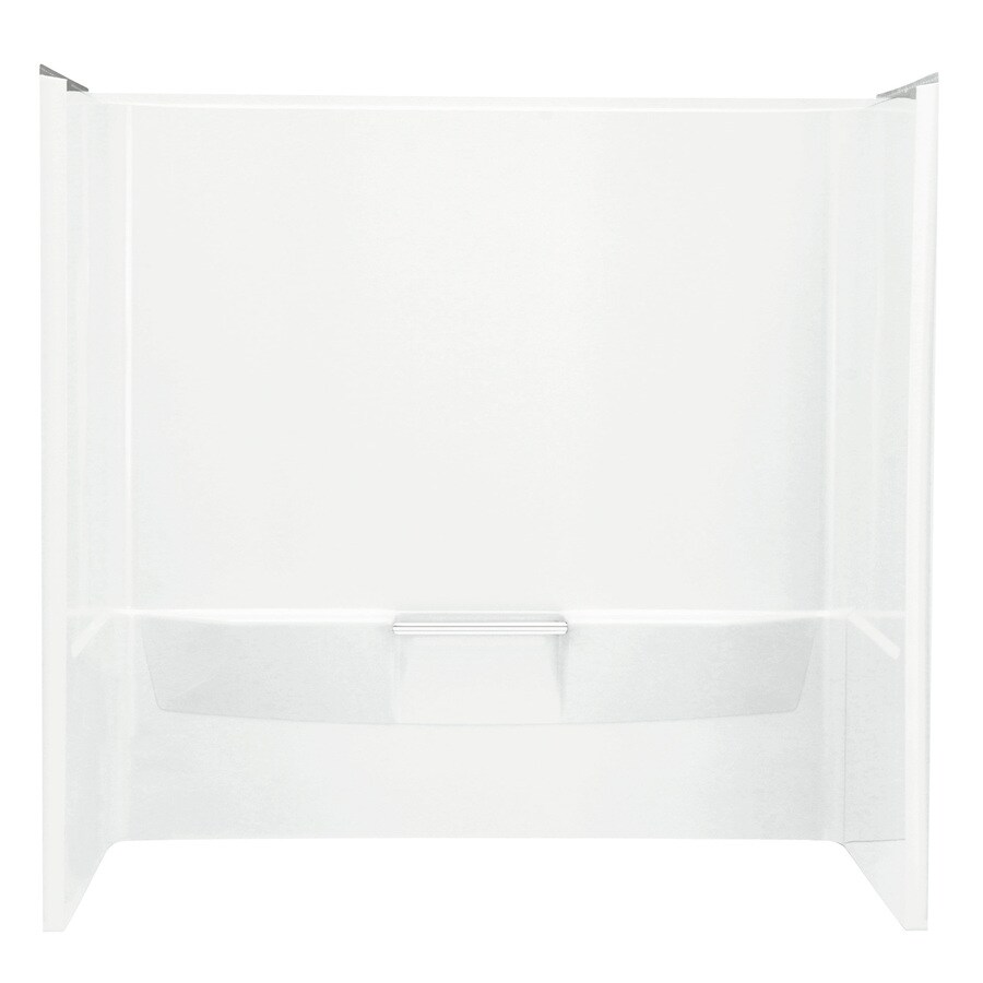 Sterling Performa White Fiberglass/Plastic Composite Bathtub Wall