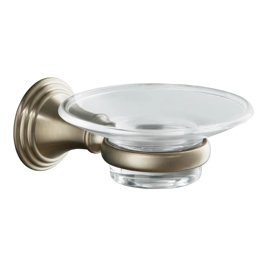 KOHLER Devonshire Vibrant Brushed Nickel Metal Soap Dish at
