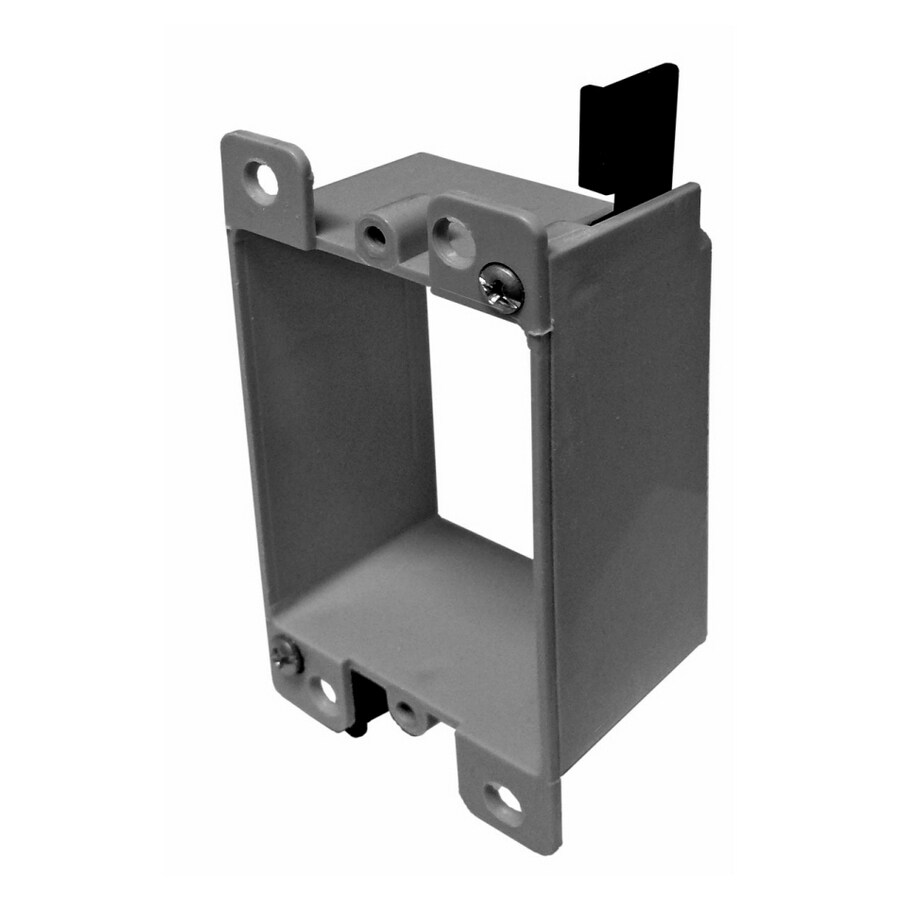 Shop CANTEX 8cu in 1Gang Plastic Old Work Wall Electrical Box at