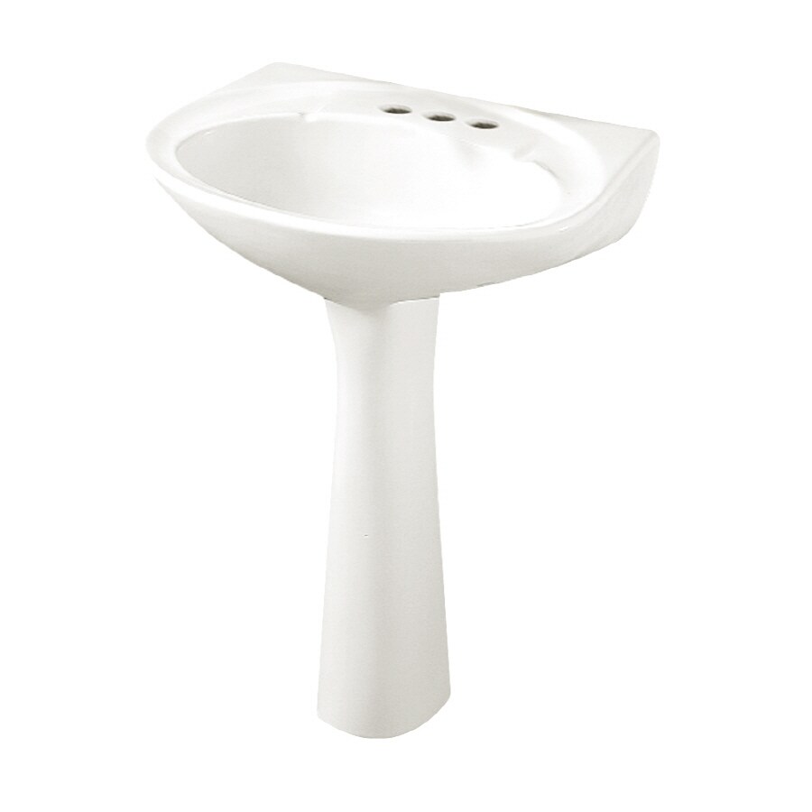 Crane Atlanta White Complete Pedestal Sink at